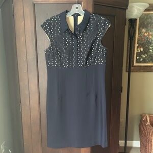 Anne Taylor Cap sleeved empire waist dress